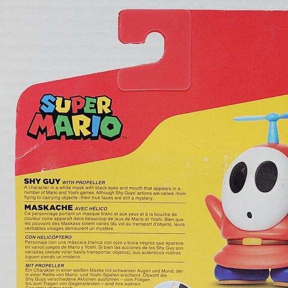 NEW Jakks Pacific 91438 World of Nintendo 4" Mario SHY GUY W/PROPELLER Figure - Picture 13 of 16